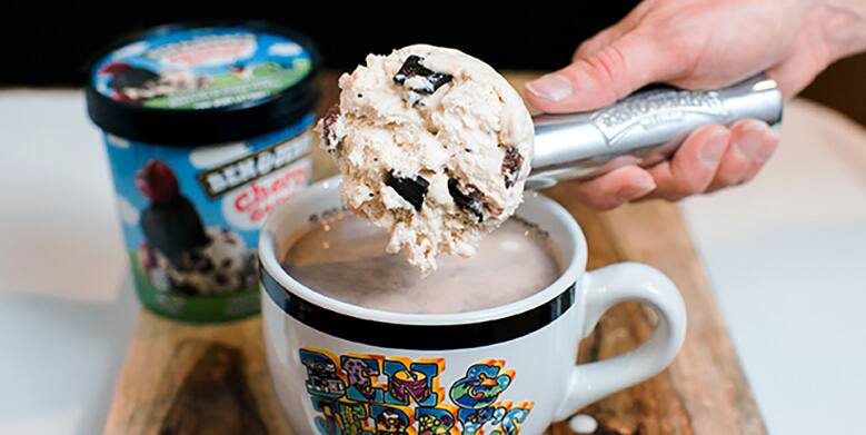 Ben & Jerry's Hot_Chocolate_Cherry Garcia