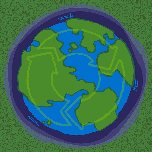Ícone de embalagens de origem responsável