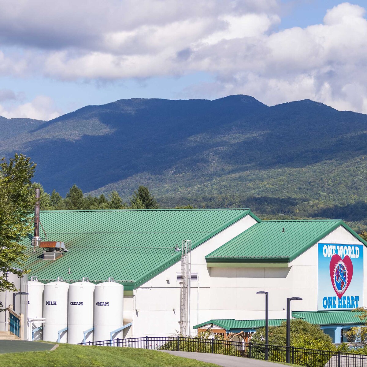 Uma fábrica da Ben & Jerry’s